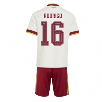 Billige Fotballdrakt Spania Rodri Hernandez #16 Replika Bortedraktsett Barn VM 2026 Kortermet (med bukser)